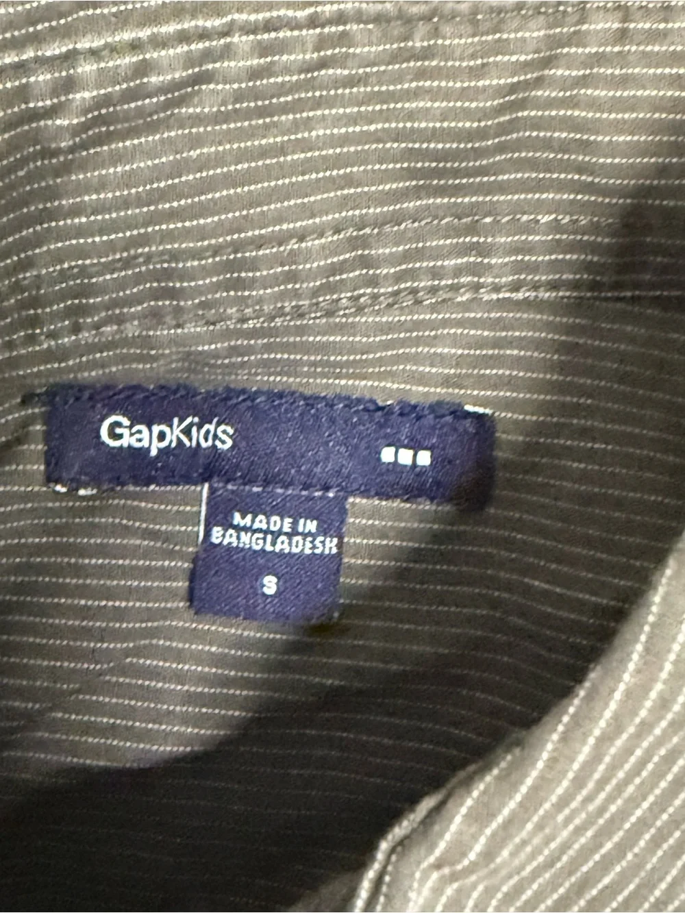 Gap Long Sleeve Button Front Shirt Size Small 6/7